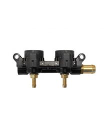 Rail in alluminio con 2 ugelli intercambiabili