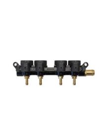 Rail in alluminio con 4 ugelli intercambiabili